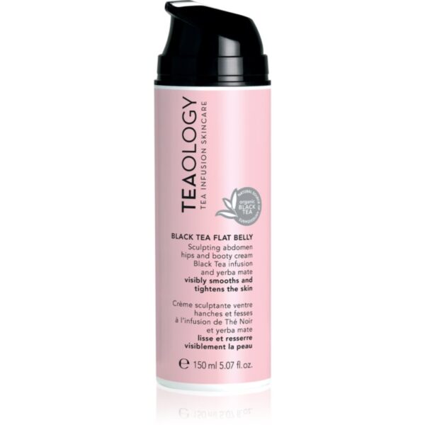 Teaology Body Black Tea Flat Belly Cream crema pentru slabit 150 ml-ro