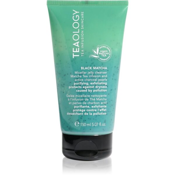 Teaology Cleansing Black Matcha Micellar Jelly Cleanser emulsie micelara pentru curatare cu efect exfoliant 150 ml-ro