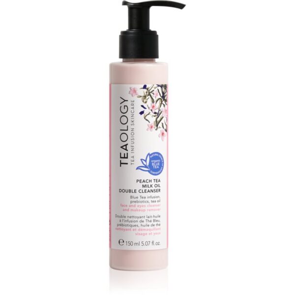 Teaology Cleansing Peach Tea Milk Oil Double Cleanser lapte demachiant cu ulei 150 ml-ro