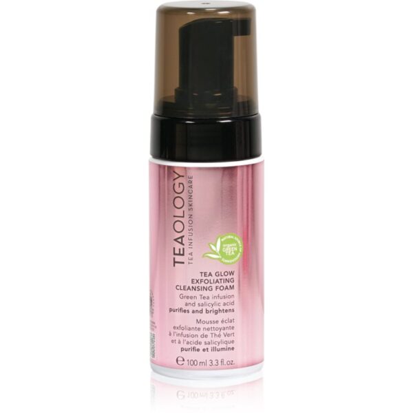 Teaology Cleansing Tea Glow Exfoliating Cleansing Foam spuma exfolianta pentru curatare 100 ml-ro
