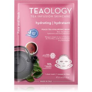 Teaology Face Mask Peach Tea Hyaluronic mască textilă hidratantă 21 ml-ro