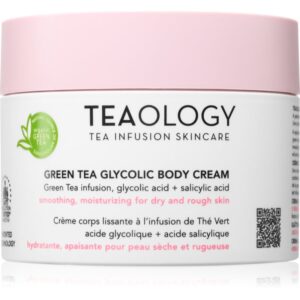 Teaology Green Tea Glycolic Body Cream crema de corp hidratanta cu efect de netezire 260 ml-ro
