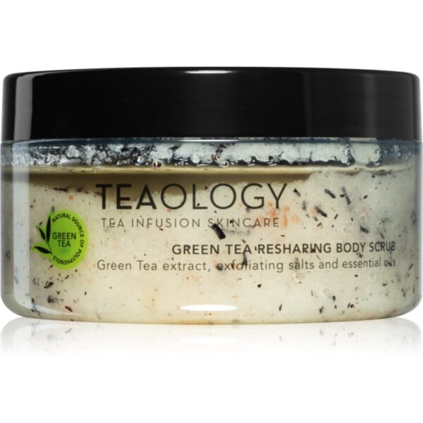 Teaology Green Tea Reshaping Body Scrub exfoliant pentru corp 450 g-Țena