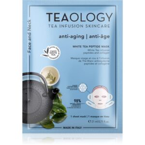 Teaology White Tea Peptide Mask Masca facelift intens și de strălucire 21 ml-Țena