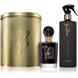 Teatro Fragranze Gold Tin Box Nero Di vino set cadou cutie de metal 1 buc-Țena