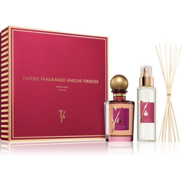 Teatro Fragranze Luxury Collection Rose Oud set cadou-ro