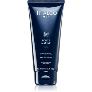 Thalgo Force Marine Wake-Up Shower gel de dus energizant pentru corp si par pentru bărbați 200 ml-ro