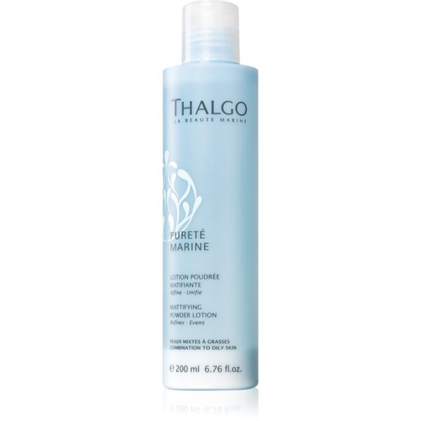 Thalgo Pureté Marine Mattifying Powder Lotion tratament matifiant pentru ten gras și mixt 200 ml-ro