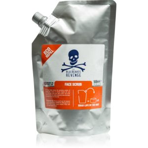 The Bluebeards Revenge Face Scrub Refill Pouch demachiant cu efect de peenling pentru barbati Refil 500 ml-Țena