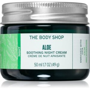 The Body Shop Aloe Soothing Night Cream crema de noapte cu efect calmant pentru piele sensibilă 50 ml-ro