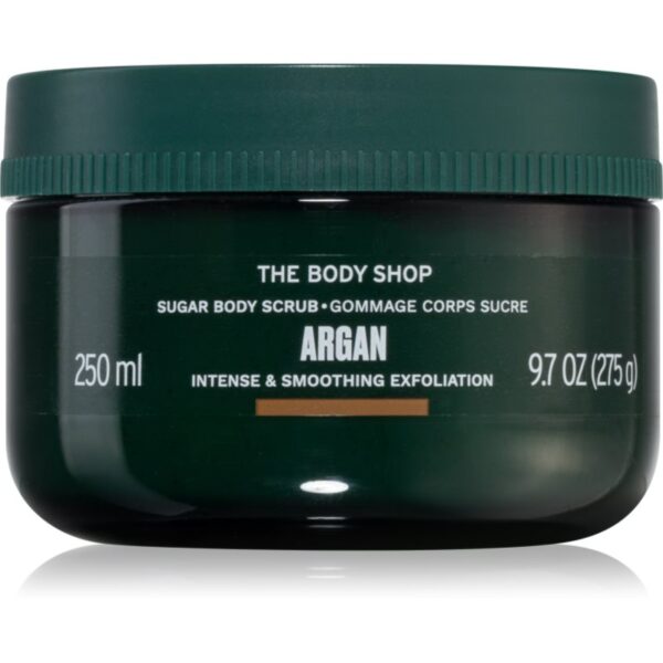 The Body Shop Argan Body Scrub exfoliant pentru corp cu ulei de argan 250 ml-Țena