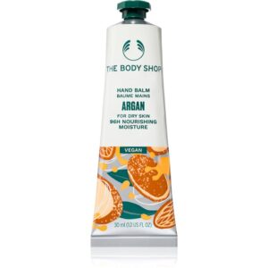The Body Shop Argan Hand Balm cremă hidratantă pentru mâini și unghii 30 ml-ro