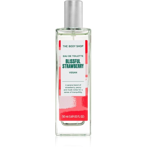 The Body Shop Blissful Strawberry Eau de Toilette cu aroma de capsuni pentru femei 50 ml-Țena