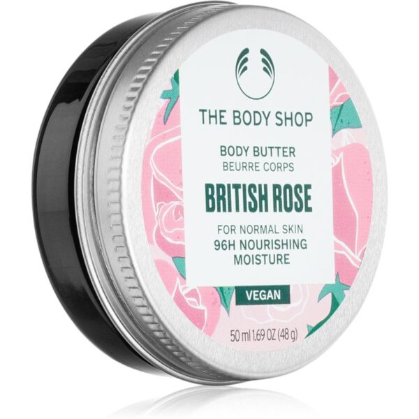 The Body Shop British Rose Body Butter unt pentru corp cu efect de nutritiv 50 ml-ro