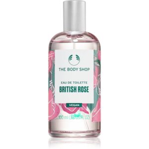 The Body Shop British Rose EDT Eau de Toilette cu arome florale pentru femei 100 ml-Țena