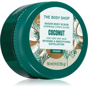 The Body Shop Coconut Body Scrub Vegan exfoliant pentru corp cu cocos 50 ml-ro
