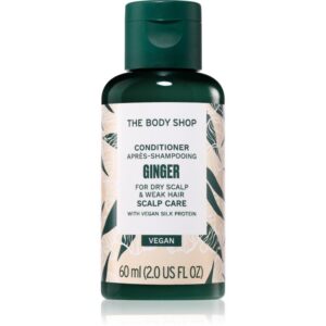 The Body Shop Ginger Conditioner balsam pentru păr uscat și fragil cu ghimbir 60 ml-ro