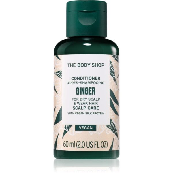 The Body Shop Ginger Conditioner balsam pentru păr uscat și fragil cu ghimbir 60 ml-ro