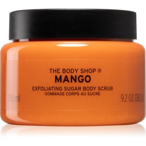 The Body Shop Mango Body Scrub peeling pentru corp cu efect revigorant cu ulei de mango 240 ml-ro