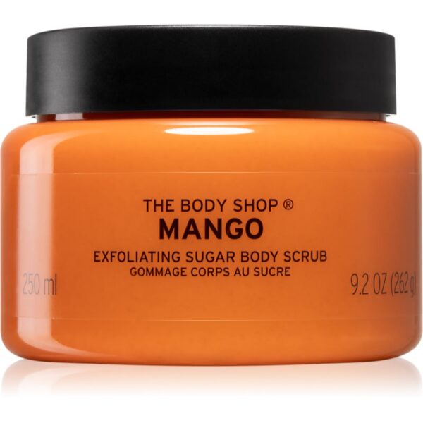 The Body Shop Mango Body Scrub peeling pentru corp cu efect revigorant cu ulei de mango 240 ml-ro