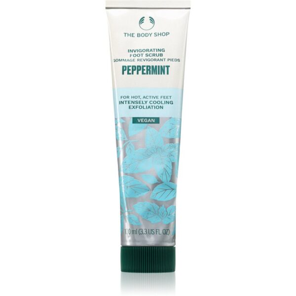 The Body Shop Peppermint Foot Scrub peeling cu menta 100 ml-Țena