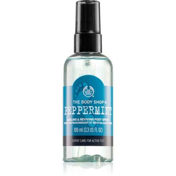 The Body Shop Peppermint Foot Spray deodorant pentru picioare cu efect racoritor 100 ml-ro