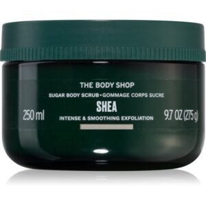 The Body Shop Shea Body Scrub exfoliant de corp cu zahăr unt de shea 240 ml-ro