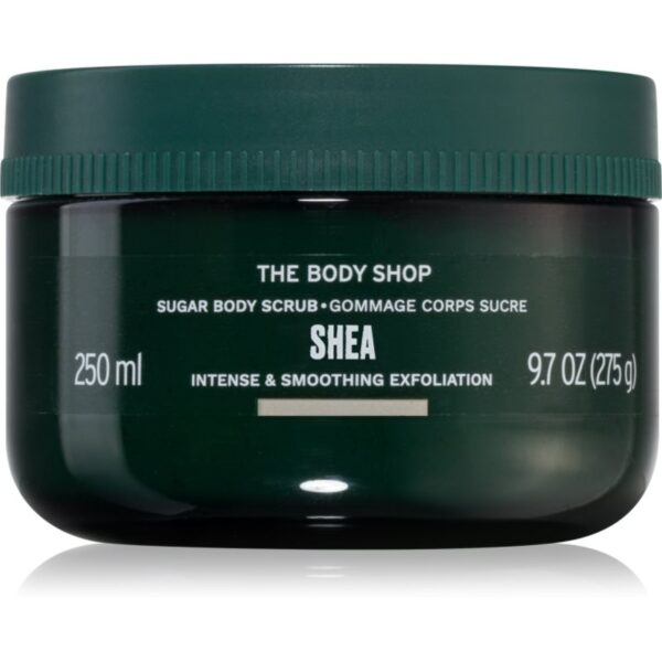 The Body Shop Shea Body Scrub exfoliant de corp cu zahăr unt de shea 240 ml-ro
