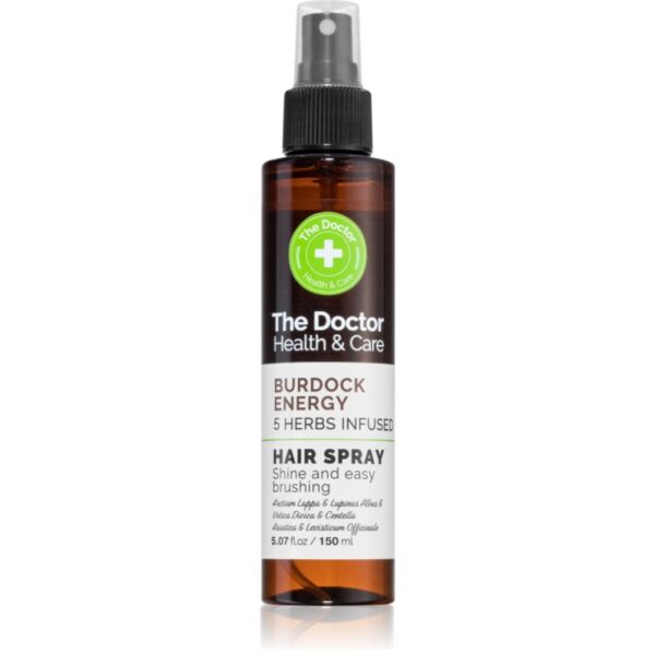 The Doctor Burdock Energy 5 Herbs Infused spray care nu necesita clatire pentru păr 150 ml-Țena