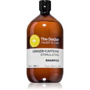 The Doctor Ginger + Caffeine Stimulating sampon de întărire pentru părul subtiat cu tendința de a cădea cu cafeina 946 ml-Țena