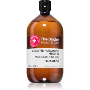 The Doctor Keratin + Arginine + Biotin Maximum Energy Sampon cu keratina pentru intarire si stralucire 946 ml-Țena