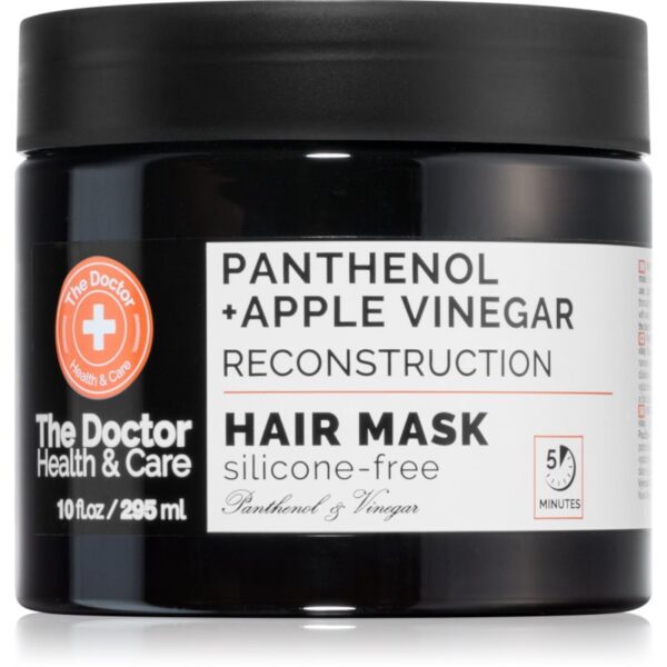 The Doctor Panthenol + Apple Vinegar Reconstruction masca de par hranitoare cu Panthenol 295 ml-ro