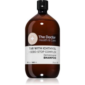 The Doctor Tar with Ichthyol + Sebo-Stop Complex șampon pentru dermatită seboreică și cazuri severe de mătreață 946 ml-Țena