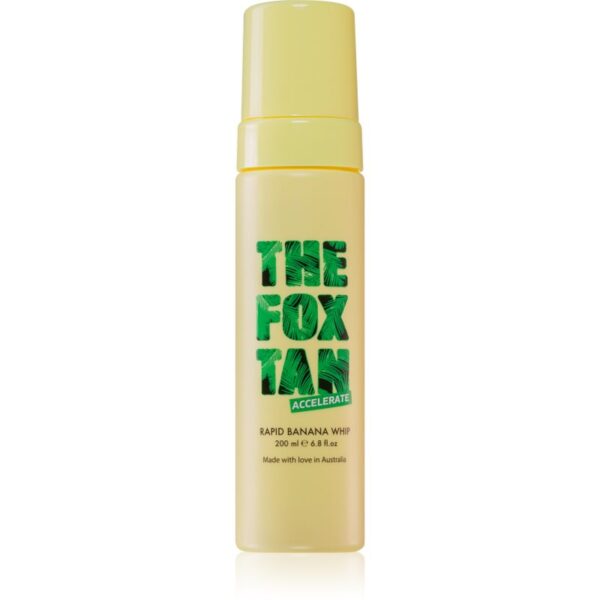 The Fox Tan Rapid Banana Whip agent pentru accelerarea și prelungirea bronzării fara factor de protectie 200 ml-ro