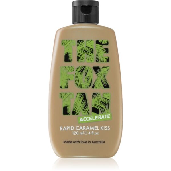 The Fox Tan Rapid Caramel Kiss cremă hidratantă accelerator de bronzare 120 ml-ro