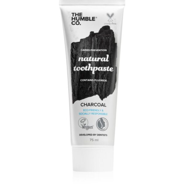 The Humble Co. Natural Toothpaste Charcoal pastă de dinți naturală Charcoal 75 ml-ro
