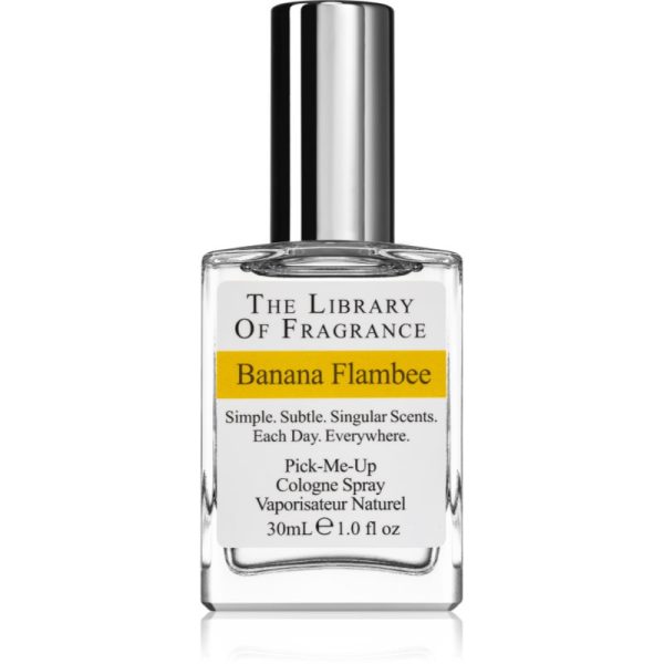The Library of Fragrance Banana Flambee eau de cologne unisex 30 ml-Țena
