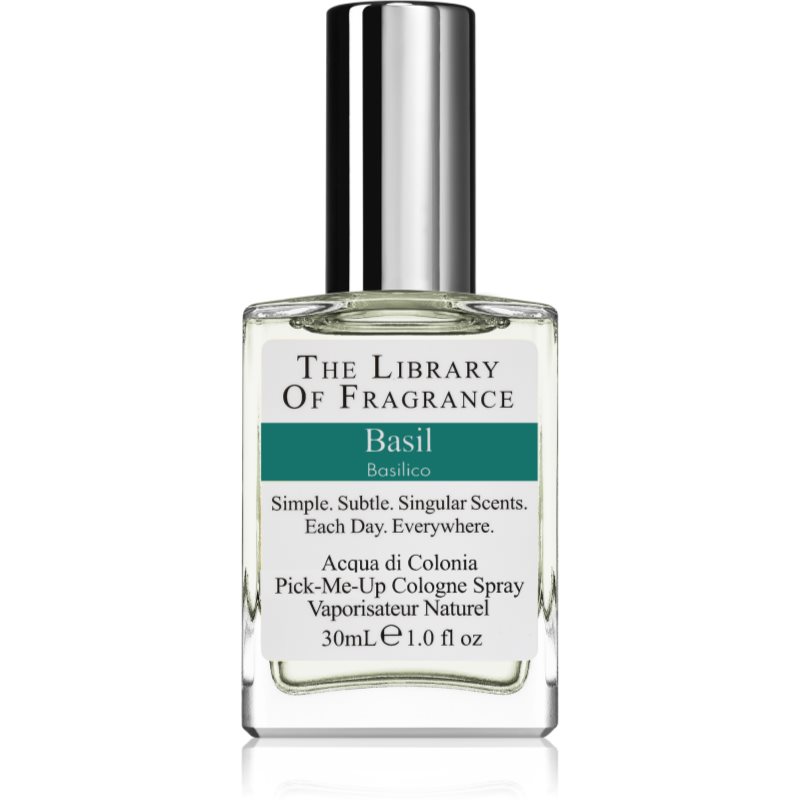 The Library of Fragrance Basil eau de cologne unisex 30 ml-Țena