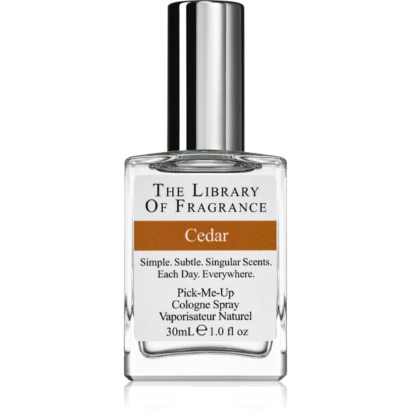 The Library of Fragrance Cedar eau de cologne pentru bărbați 30 ml-ro