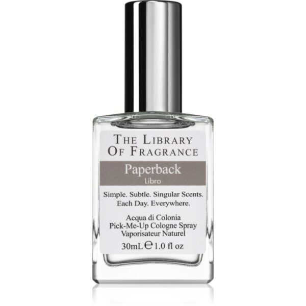 The Library of Fragrance Paperback eau de cologne unisex 30 ml-Țena