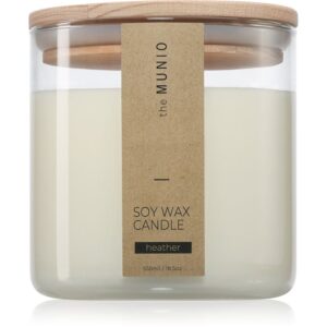 The Munio Heather lumânare parfumată cu fitil din lemn 550 ml-ro