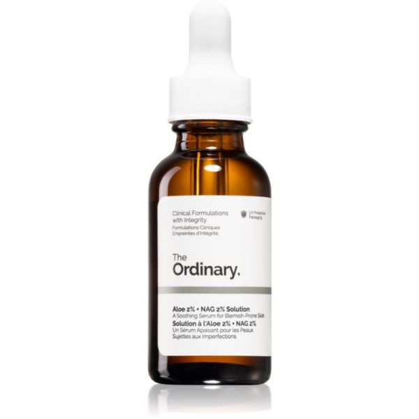 The Ordinary Aloe 2% + NAG 2% Solution ser calmant impotriva acneei 30 ml-ro