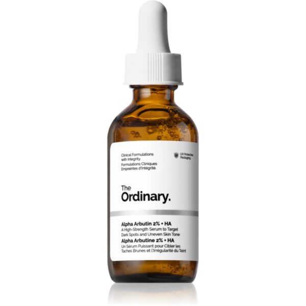 The Ordinary Alpha Arbutin 2% + HA ser facial cu efect iluminator cu acid hialuronic 60 ml-ro