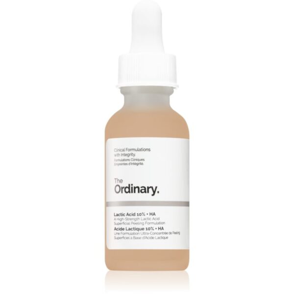 The Ordinary Lactic Acid 10% + HA ser exfoliant de netezire 30 ml-Țena