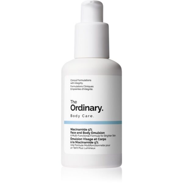 The Ordinary Niacinamide 5% Face & Body Emulsion emulsie hidratantă lejeră impotriva petelor intunecate pentru față și corp 100 ml-Țena