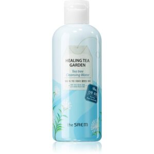 The Saem Healing Tea Garden Tea Tree loțiune blândă de curățare pentru ten gras 300 ml-Țena