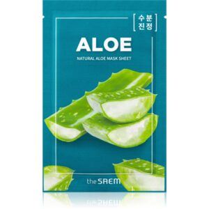 The Saem Natural Mask Sheet Aloe masca de celule cu efect hidratant si linistitor 21 ml-Țena