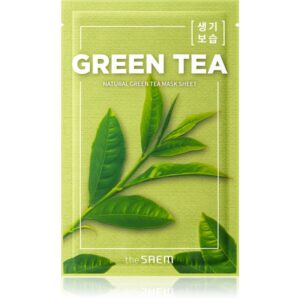 The Saem Natural Mask Sheet Green Tea masca de celule cu efect hidratant si linistitor 21 ml-ro
