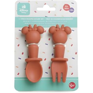 Thermobaby Silicone Cutlery tacâmuri Minnie 2 buc-Țena