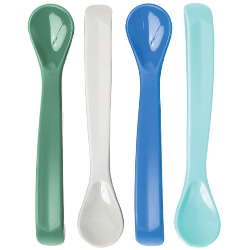 Tiny Twinkle Silicone Baby Spoons linguriță Boy 4 buc-ro